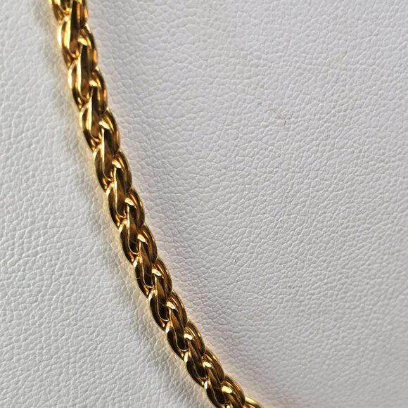 Gold Filled 1/20 Wide Wheat Rope Chain Necklace 20" Lobster Clasp Jewelry JJ4157 - Picture 5 of 8